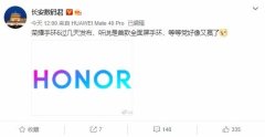 曝荣耀手环6近日发布 或是首款全面屏手环